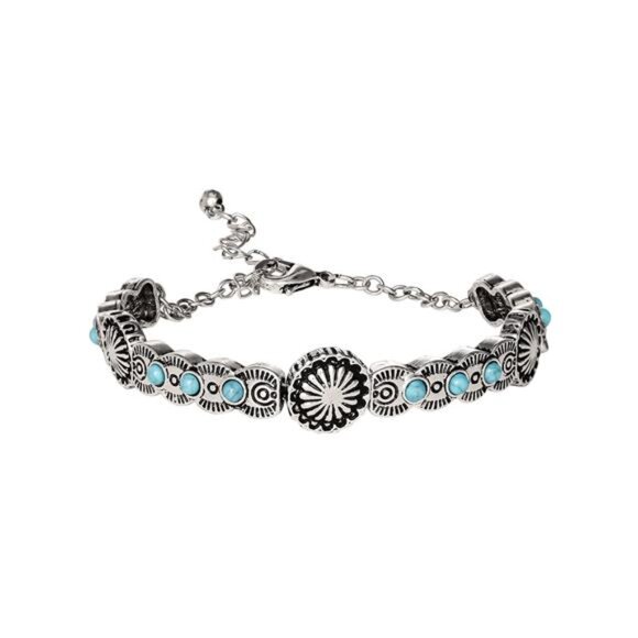 Turquoise Stone Bracelet - Picture 1 of 4